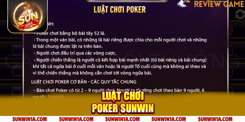 Luat Choi Poker Sunwin